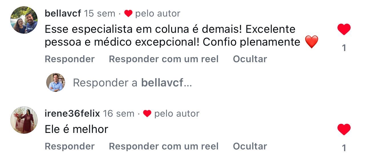 Depoimento de paciente do Dr. Marcelo Andrade — 8