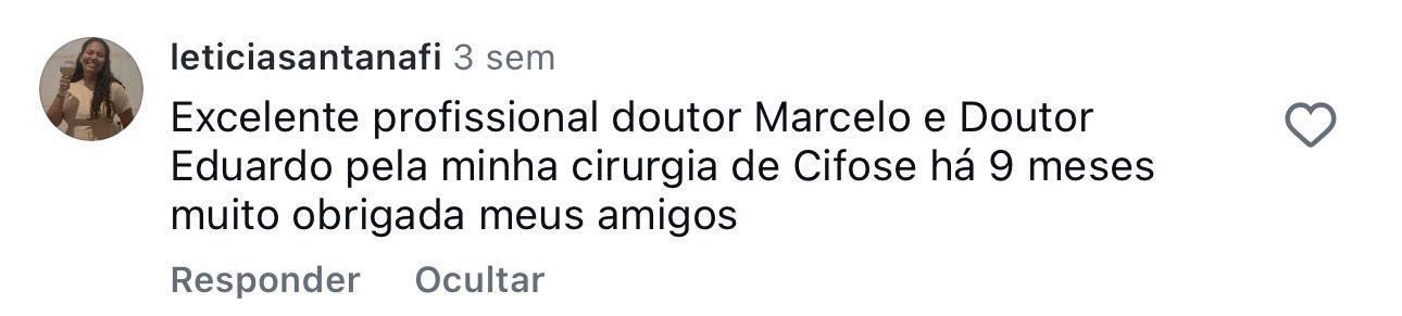 Depoimento de paciente do Dr. Marcelo Andrade — 13