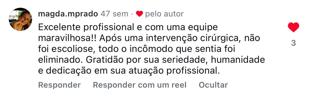 Depoimento de paciente do Dr. Marcelo Andrade — 15